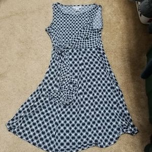 Maternity faux wrap dress